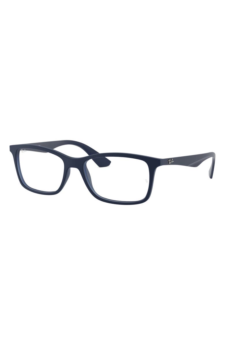 Ray-Ban 54mm Optical Glasses, Alternate, color, Matte Blue