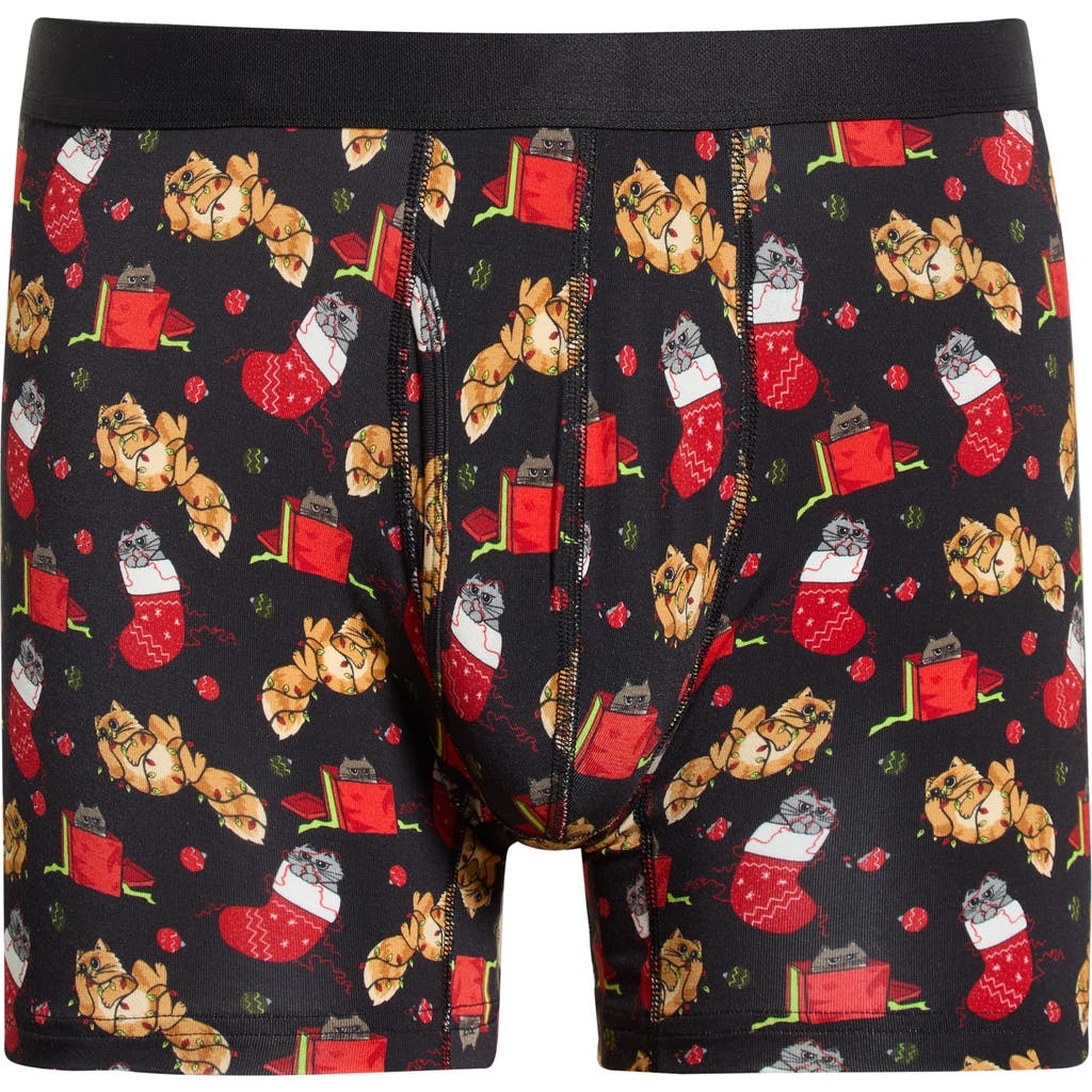 Meundies Stretch Boxer Briefs In Multi