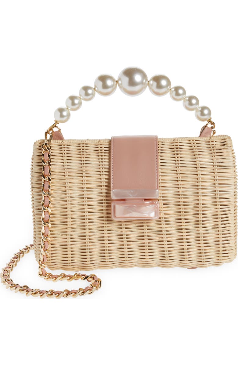 BTB Los Angeles Coco Clutch, Main, color, Petal