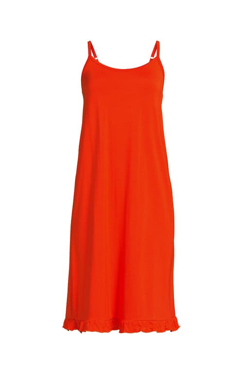 Lands' End Cooling Knee Length Slip Nightgown