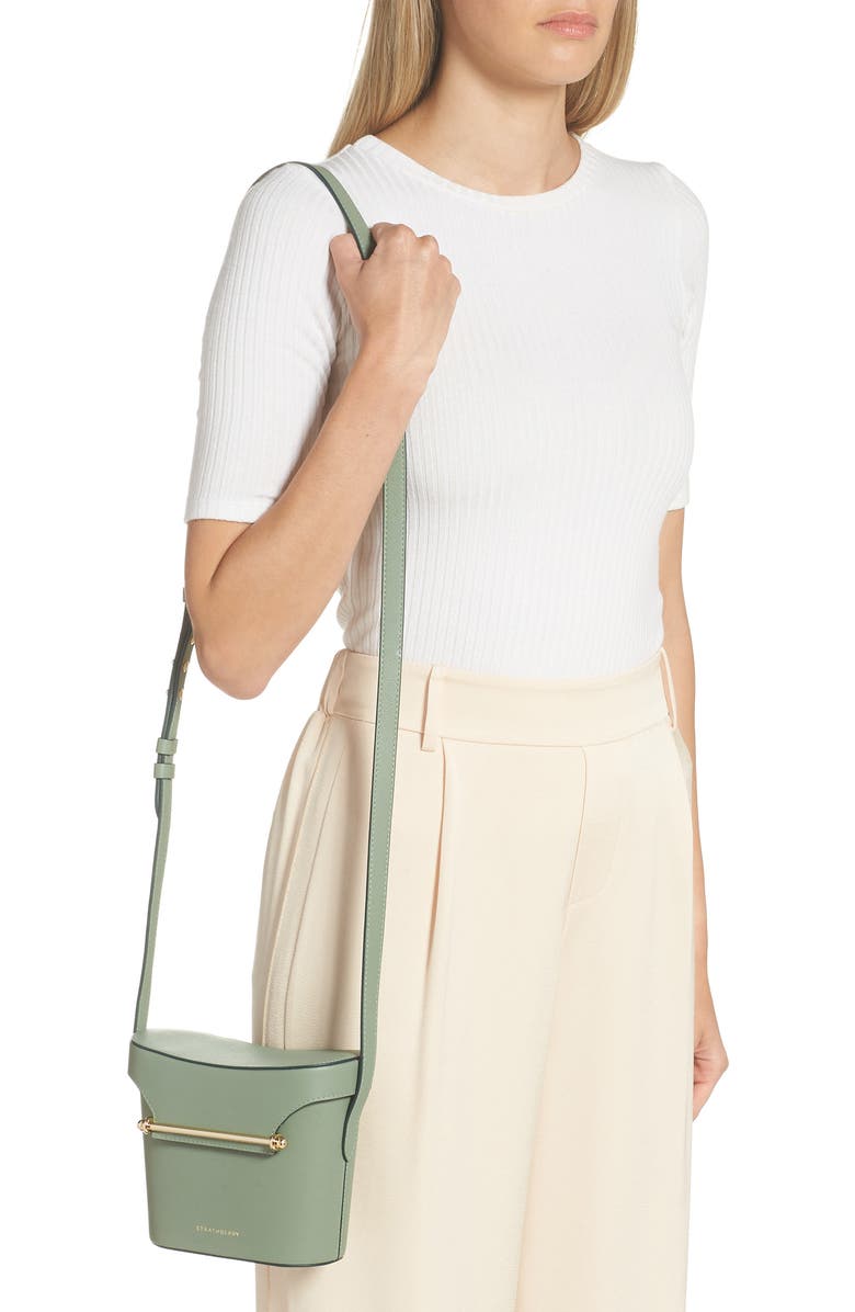 Strathberry Safari Leather Crossbody Bag, Alternate, color,