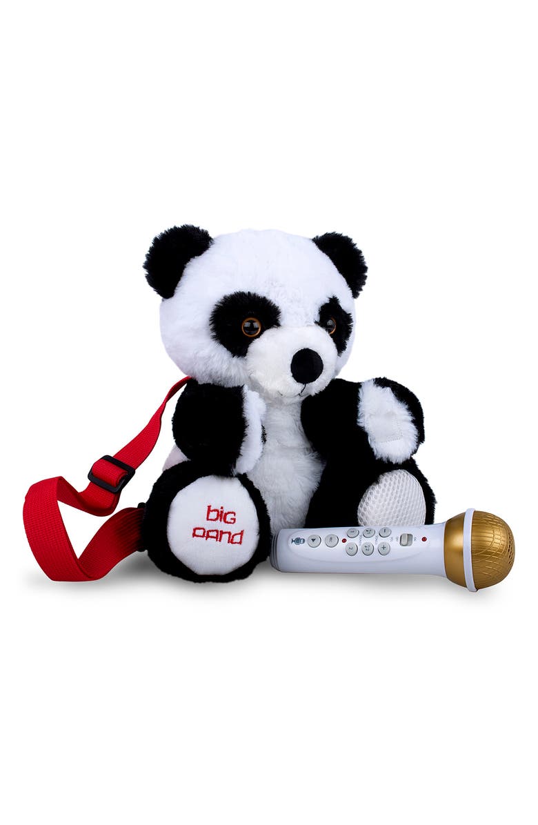 Singing Machine Plush Panda Bear Toy with Sing Along Microphone, Alternate, color, 