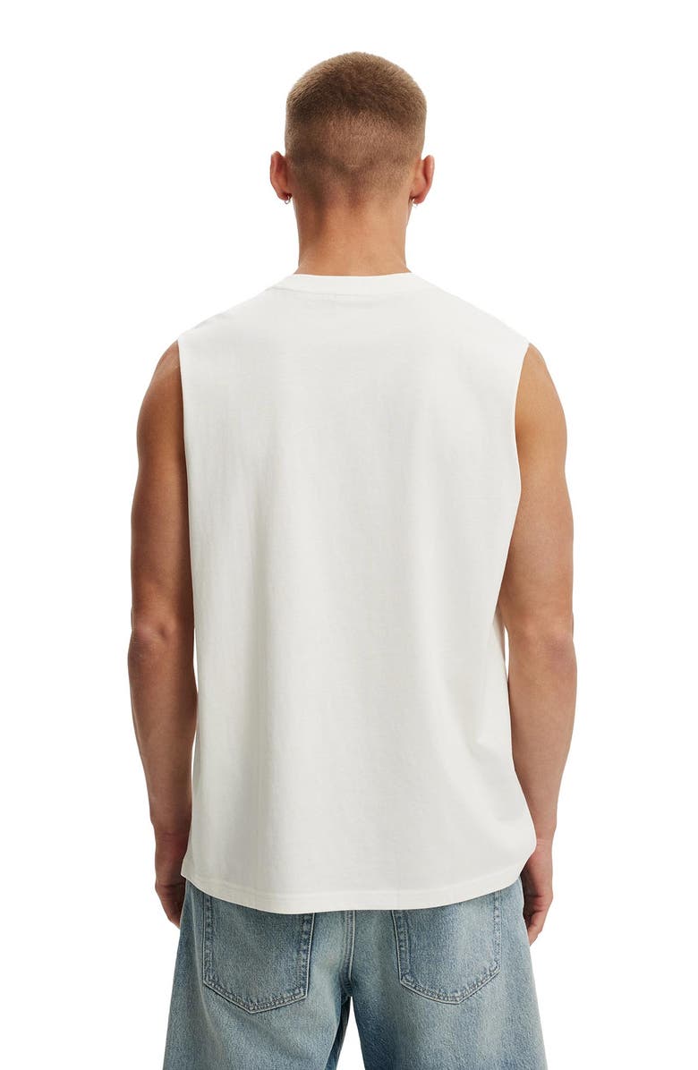 Cotton On Men's Everyday Fit Muscle, Alternate, color, Vintage White
