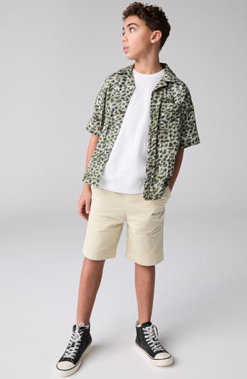 Kids' Pull-On Cotton Twill Shorts