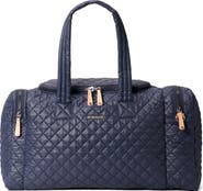 MZ Wallace Large Metro Team Quilted Nylon Duffle Bag