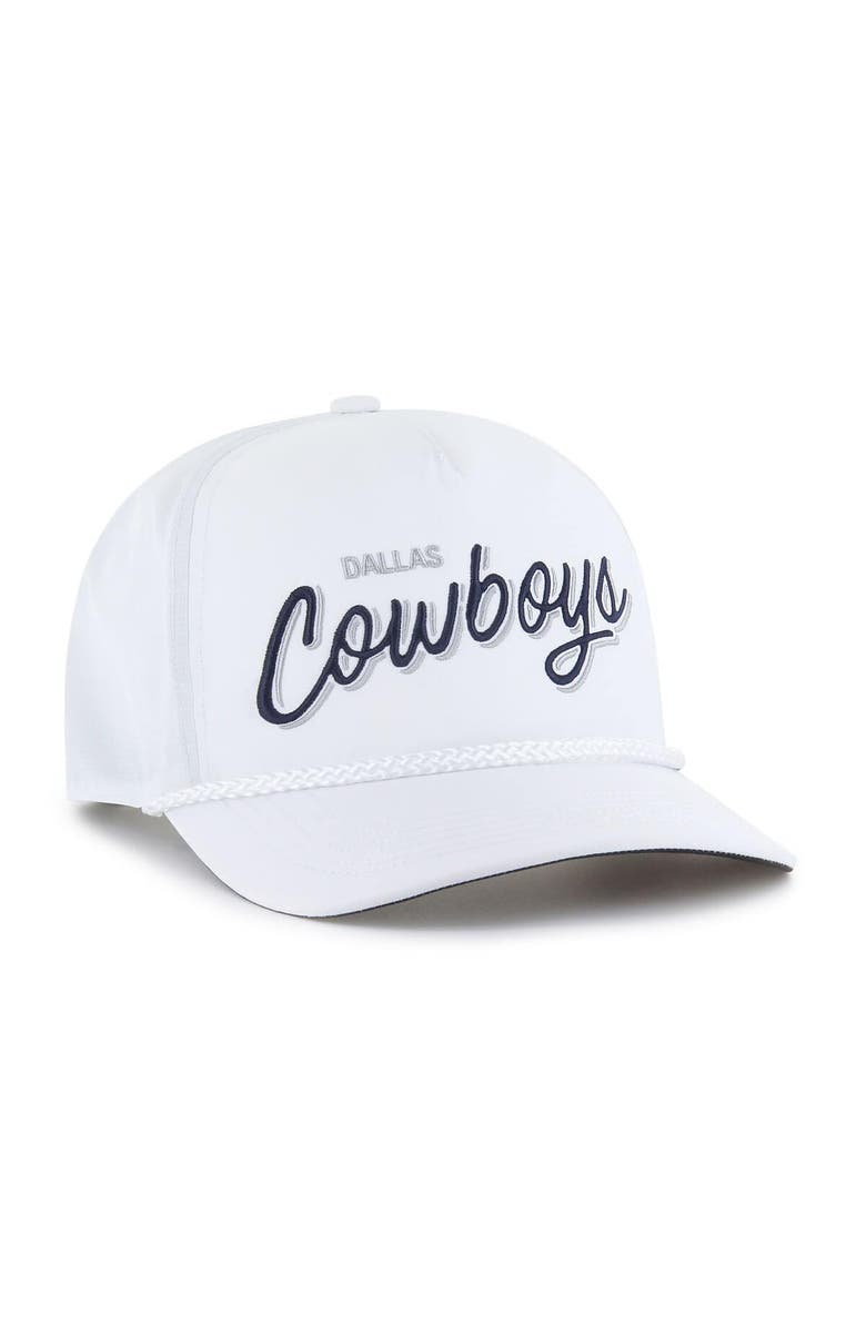 '47 Men's '47  White Dallas Cowboys Brrr Fairway Hitch Adjustable Hat, Alternate, color, White
