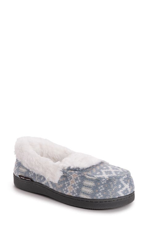 Anais Faux Fur Moccasin Slipper