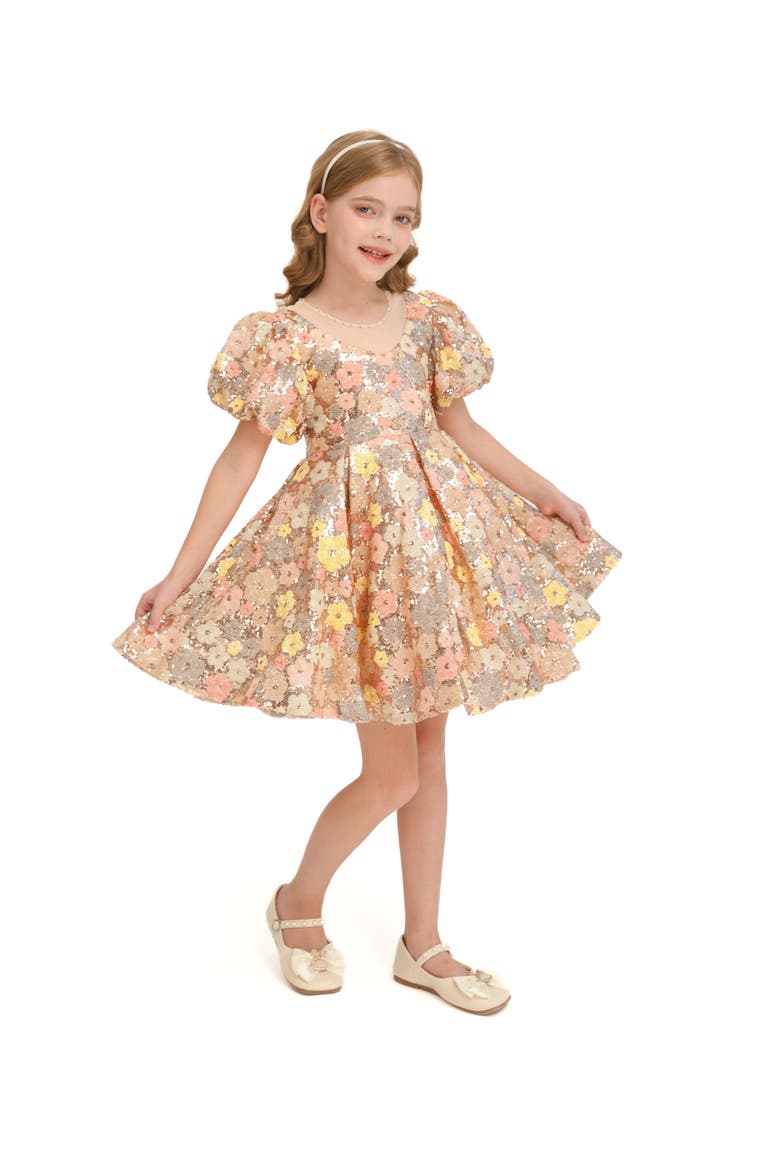 Lamore Dress, Alternate, color, Champagne