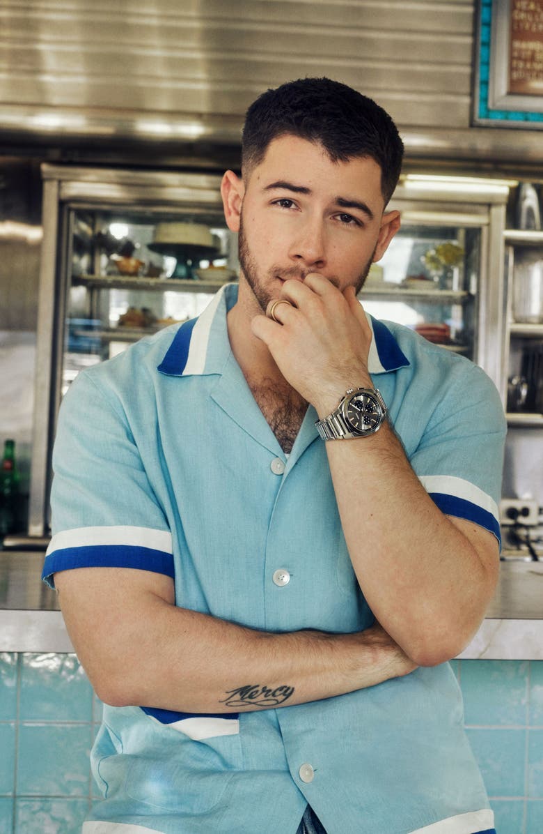 Fossil Everett Chronograph Bracelet Watch, 42mm, Alternate, color,