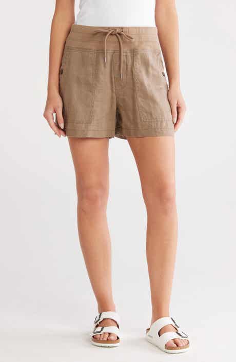 James Perse Linen Military Shorts