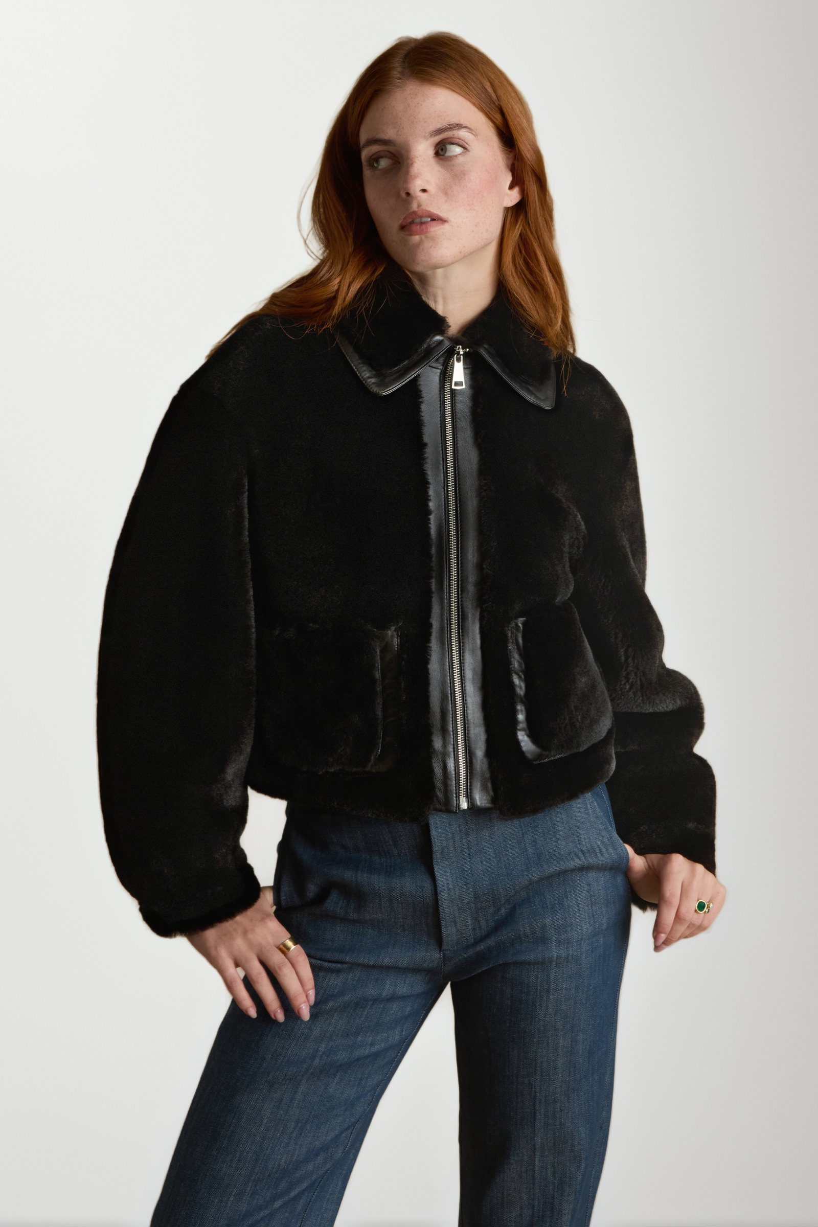 Lila Shearling Jacket - image 3