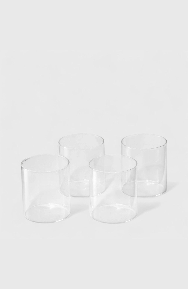 PUBLIC GOODS Rocks Glasses, Main, color, Clear