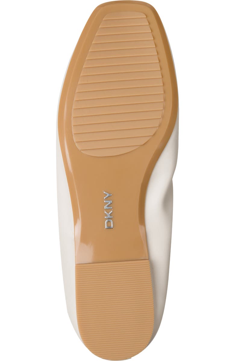 DKNY Dale Mary Jane Ballet Flat, Alternate, color, Soft White