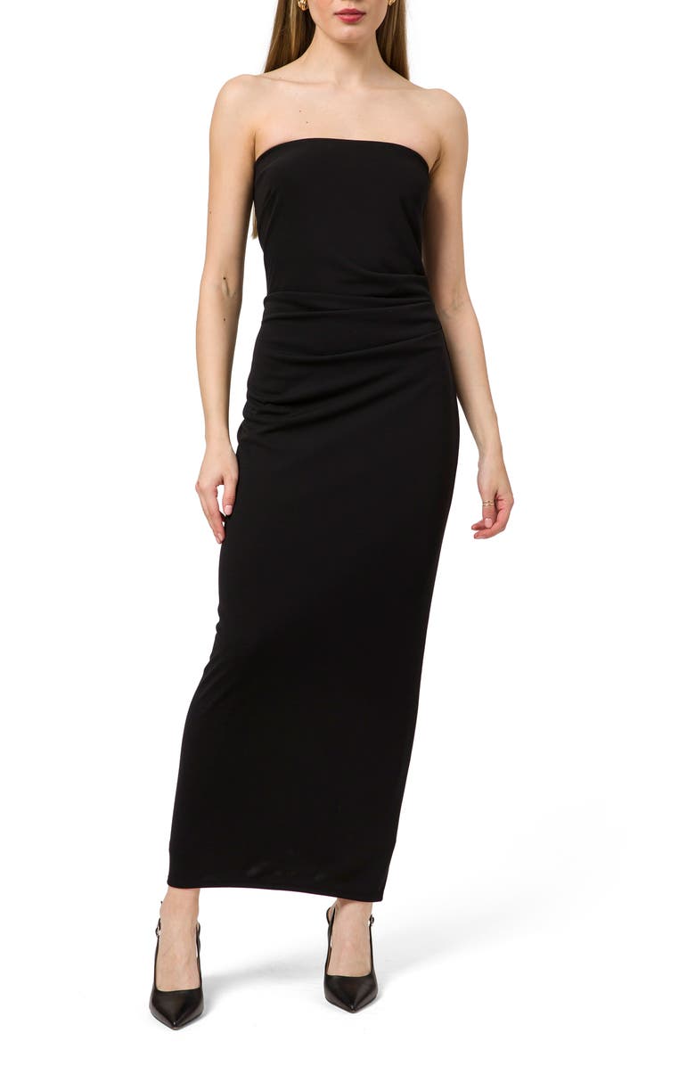 WAYF Strapless Knit Maxi Dress, Main, color,