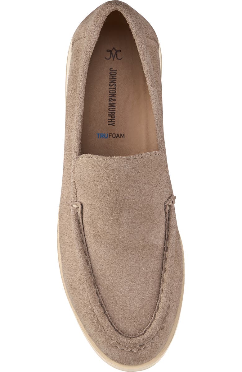 Johnston & Murphy Gillian Suede Loafer, Alternate, color, Taupe Suede