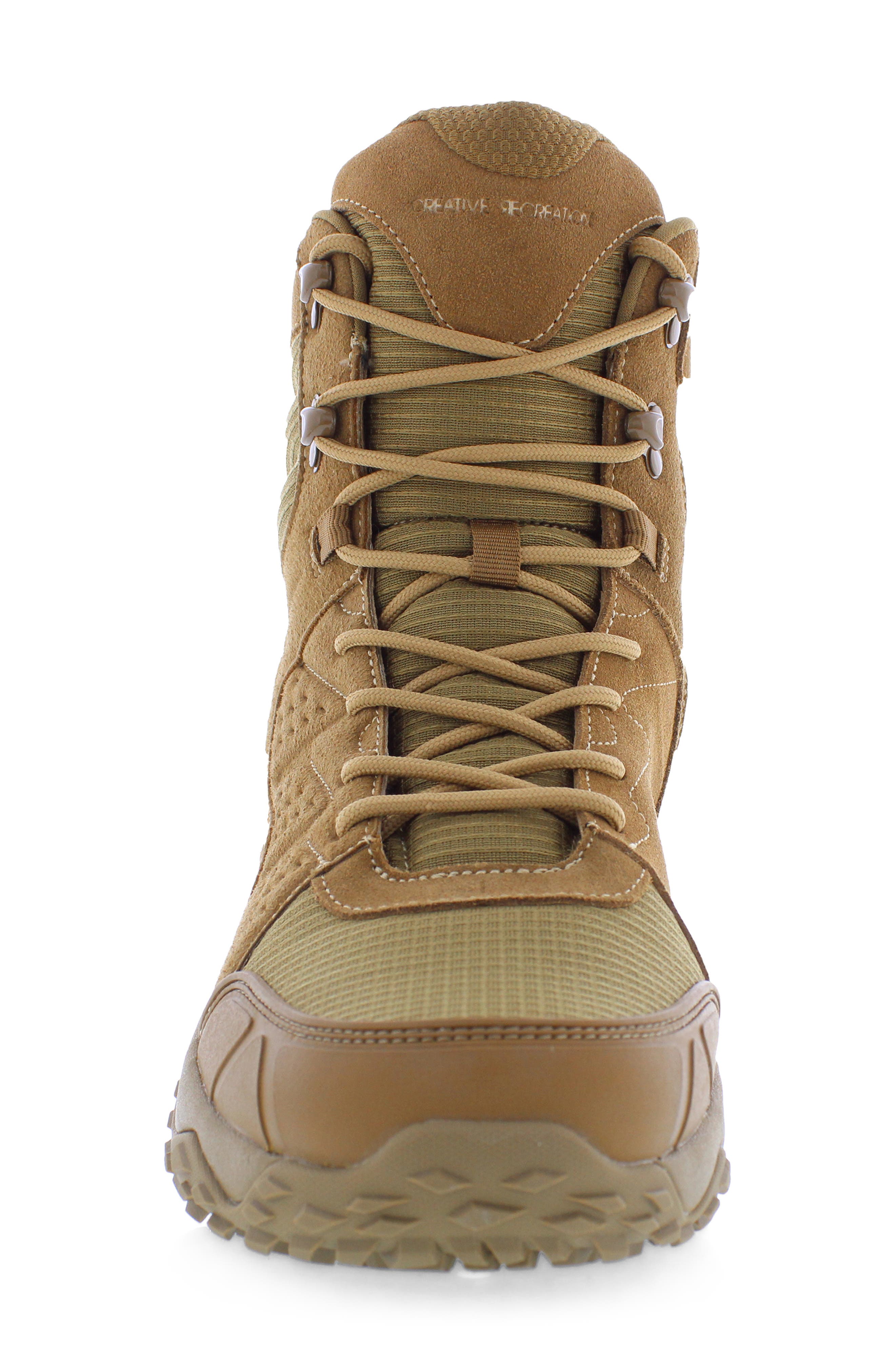 Tactie LE Leather Combat Boot, Alternate, color, COYOTE