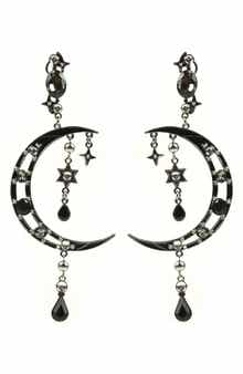 EYE CANDY LOS ANGELES Midnight Statement Earrings