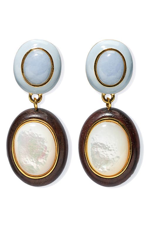 LIZZIE FORTUNATO LIZZIE FORTUNATO PAPAYA DROP EARRINGS