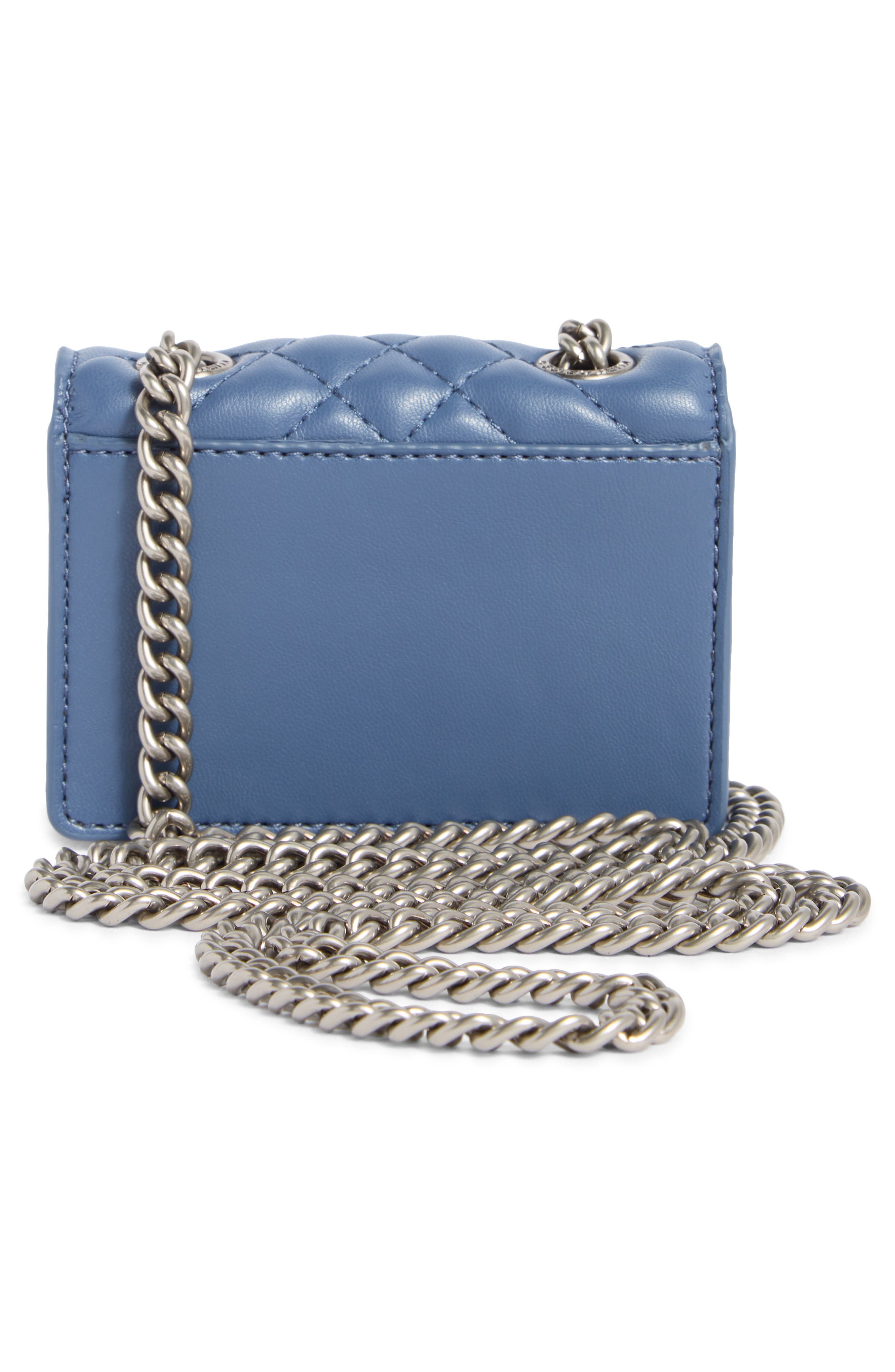 Kurt Geiger London Micro Birxton Convertible Shoulder Bag, Alternate, color, Open Blue
