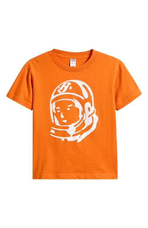Billionaire Boys Club Kids' Helmet Head Cotton Graphic T-shirt In Orange
