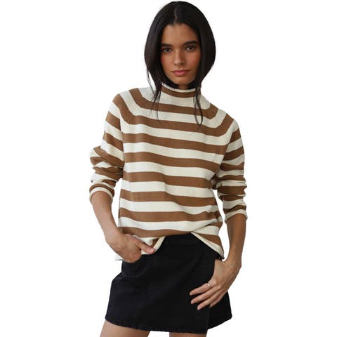 The Mock Neck Long-Sleeve Top - Women's