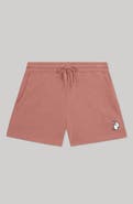 Dalix Womens Heartly Ghost Midweight Washed Fleece Shorts