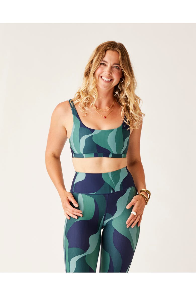 Korbyn Compression Top DD Cup, Alternate, color, River Stripe