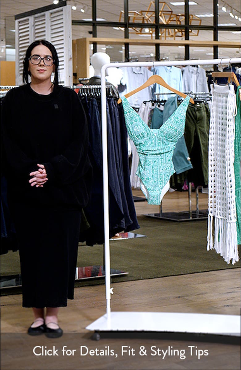 Panarea Shirred One-Piece Swimsuit, sales video thumbnail