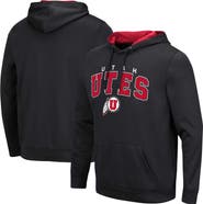 COLOSSEUM Men's Colosseum Black Utah Utes Resistance Pullover Hoodie