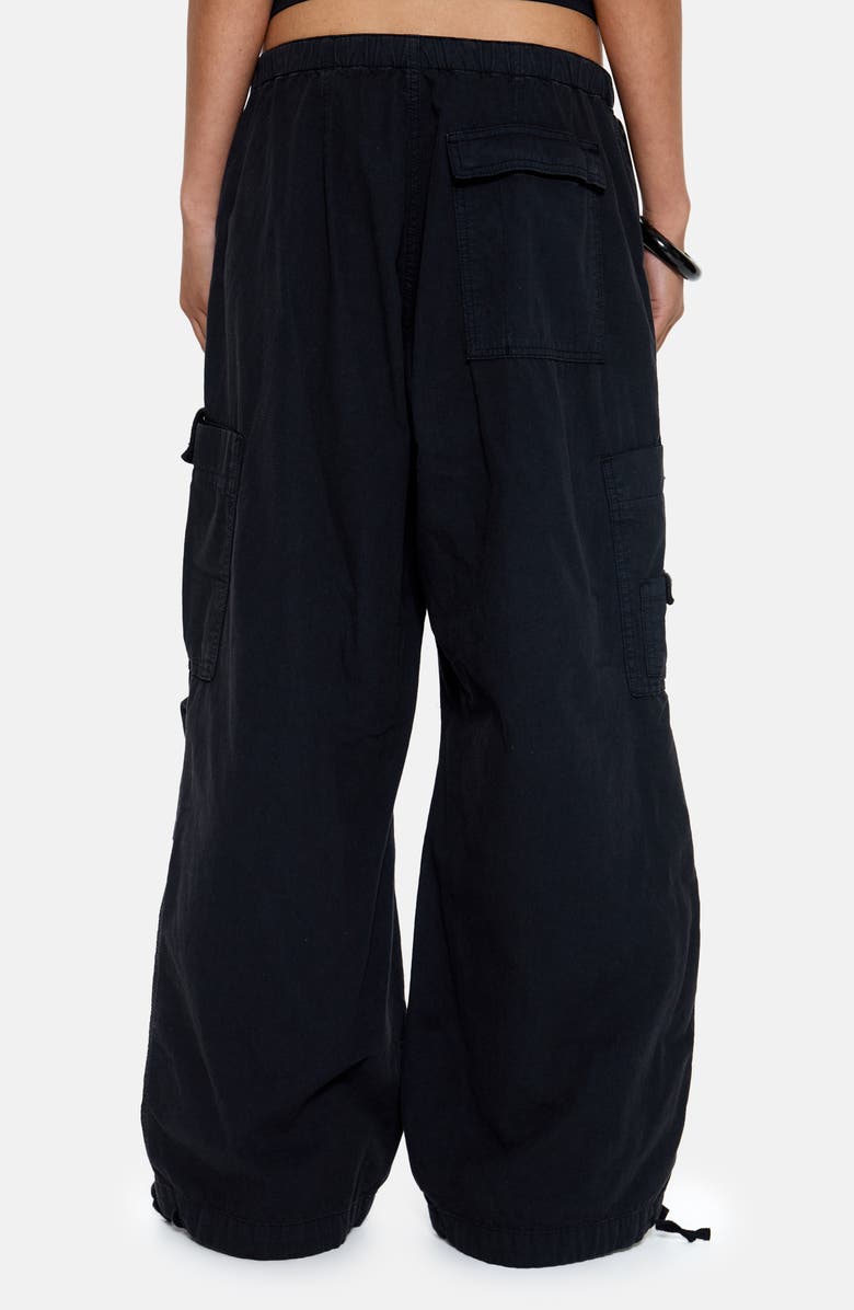 JADED LONDON Parachute Pants, Alternate, color, Black