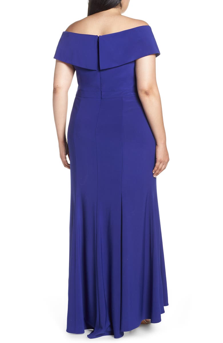 Xscape Evenings Xscape Off the Shoulder Evening Dress, Alternate, color, 