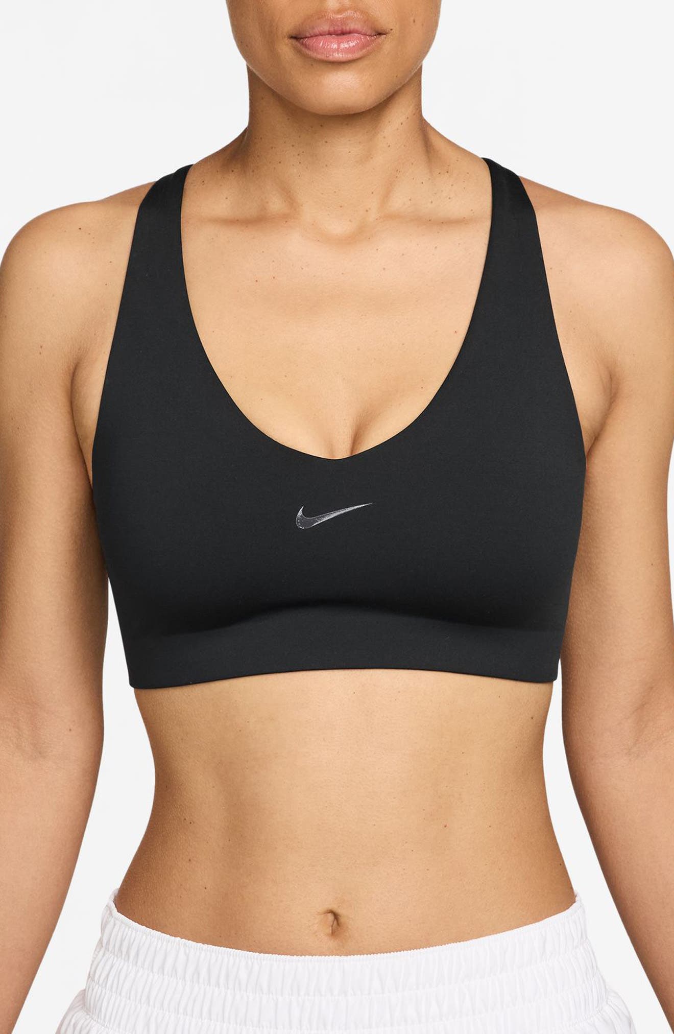 nike dri fit padded sports bra