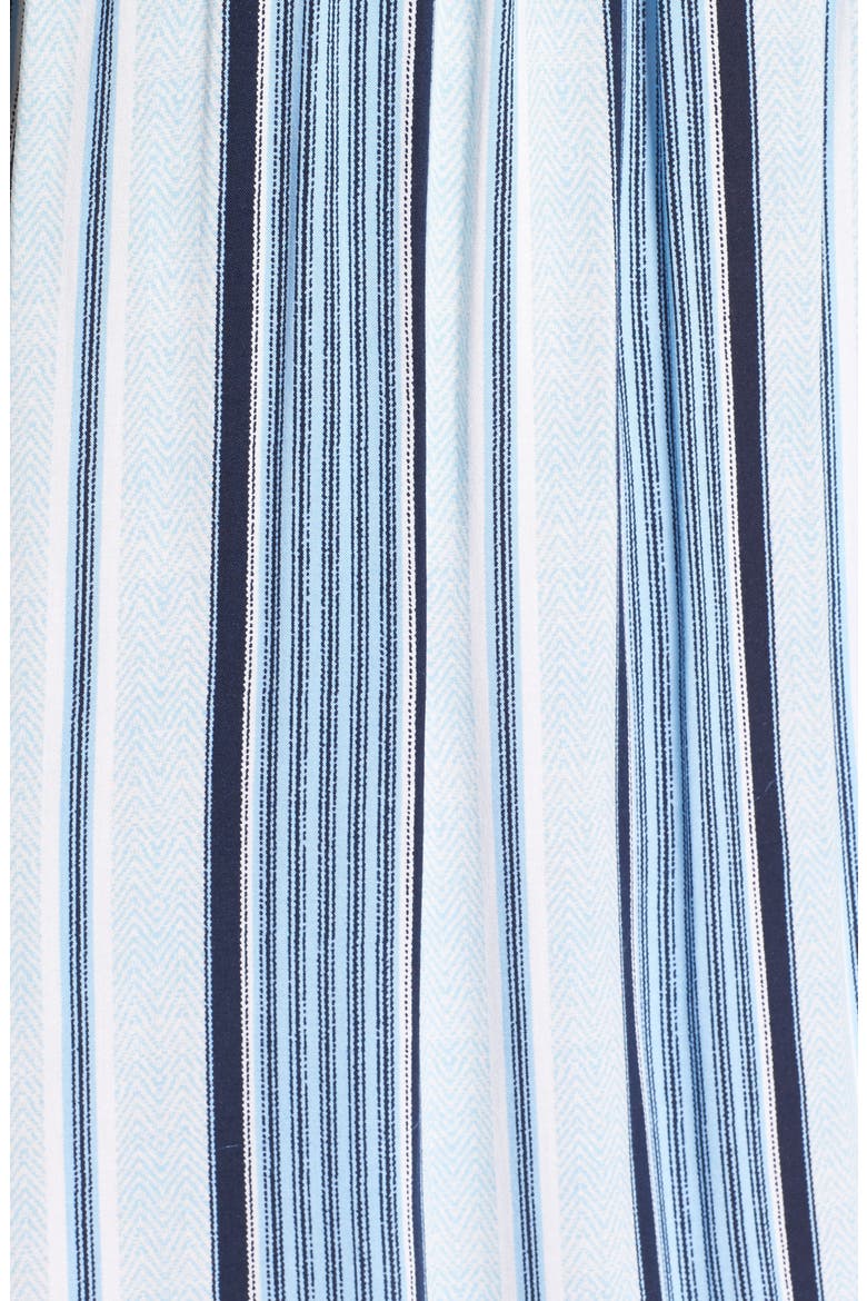 Off the Shoulder Dress, Alternate, color, BLUE STRIPE