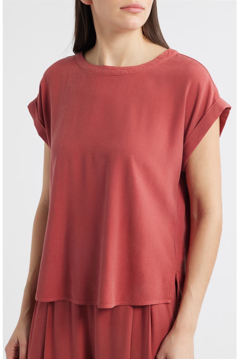 Crewneck T-Shirt, Alternate, color, SUN WASHED CLAY