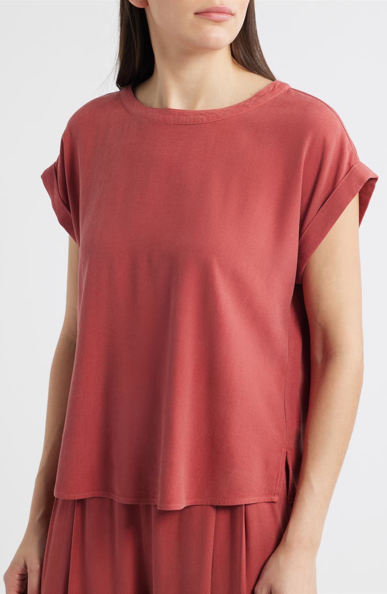 Cloth & Stone Crewneck T-Shirt, Alternate, color, Sun Washed Clay