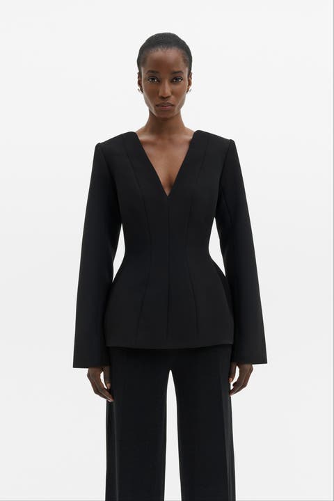 Ninni Cut-Out Shoulder Hourglass Top