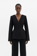 Malina Ninni Cut-Out Shoulder Hourglass Top