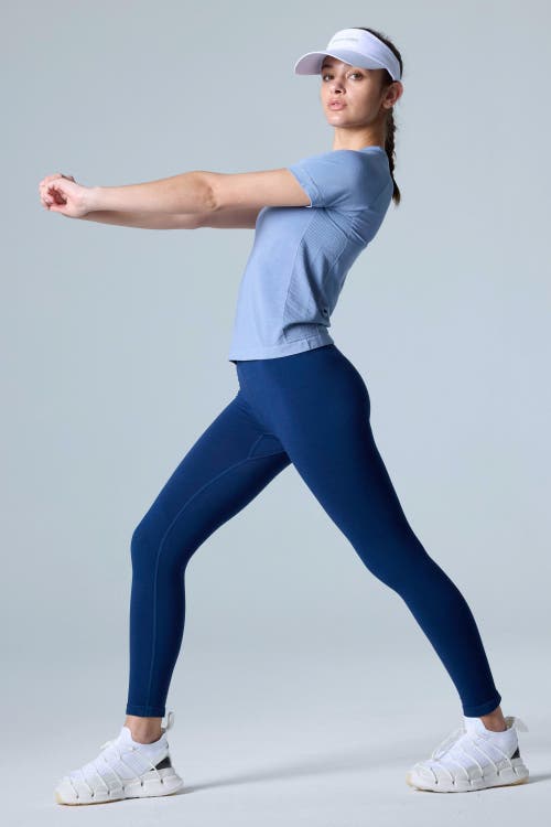 Cozy Zero Tech Merino Medium Pressure Legging In Blue