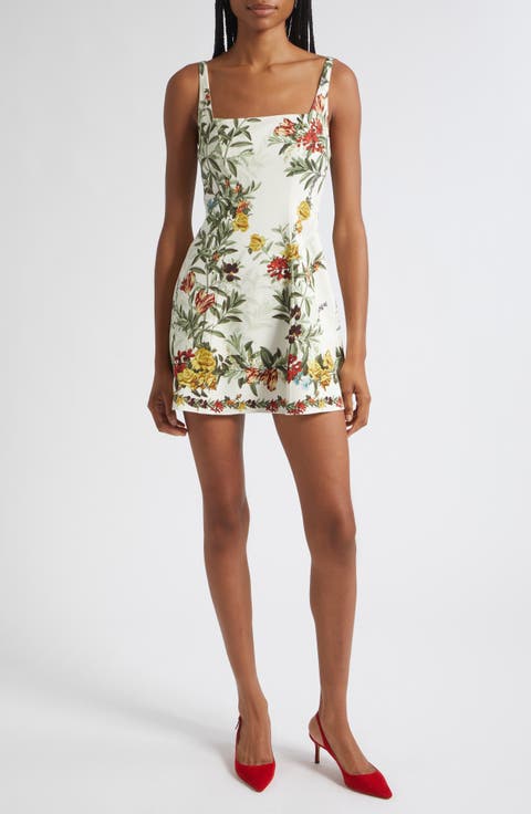 Julia Floral Print Sleeveless Minidress