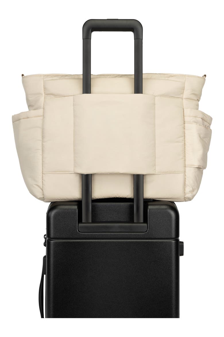 Diaper Tote with Laptop Sleeve, Alternate, color, OATMEAL