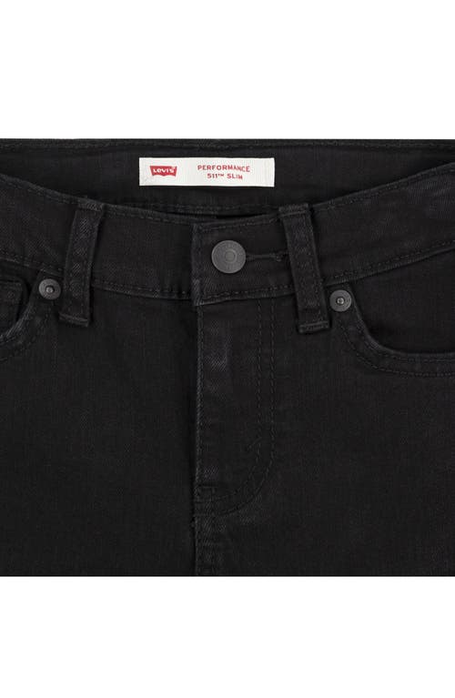 Shop Levi's® Kids' 511™ Performance Straight Leg Jeans In Black