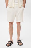 MANGO Structured Knit Shorts