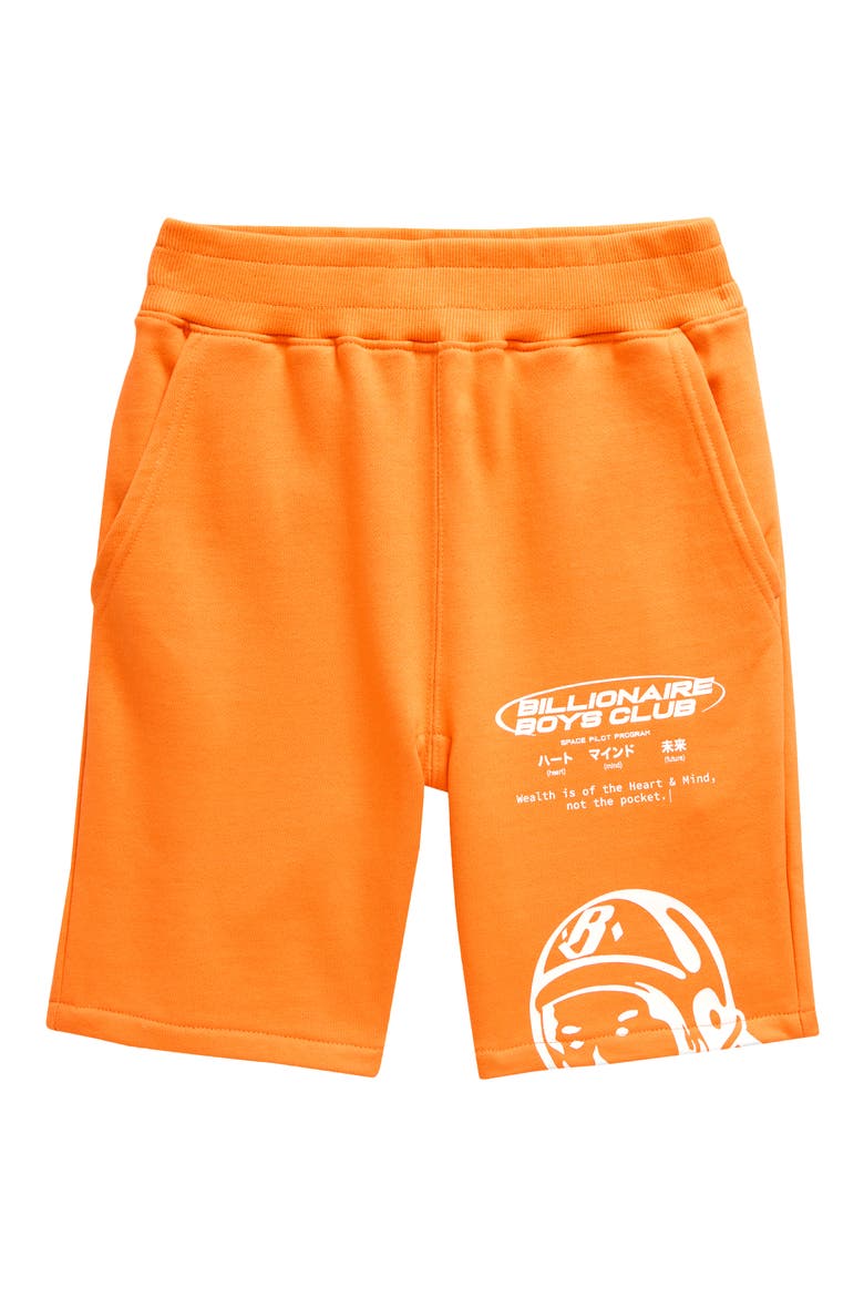 Kids' Pilot Sweat Shorts, Main, color, BIRD OF PARADISE