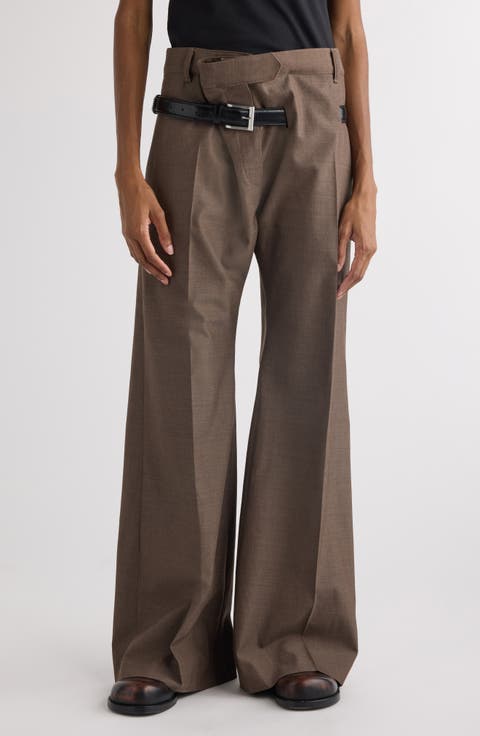 Women's 100% Wool Wide-Leg Pants | Nordstrom Women's 100% Wool Wide-Leg Pants | Nordstrom