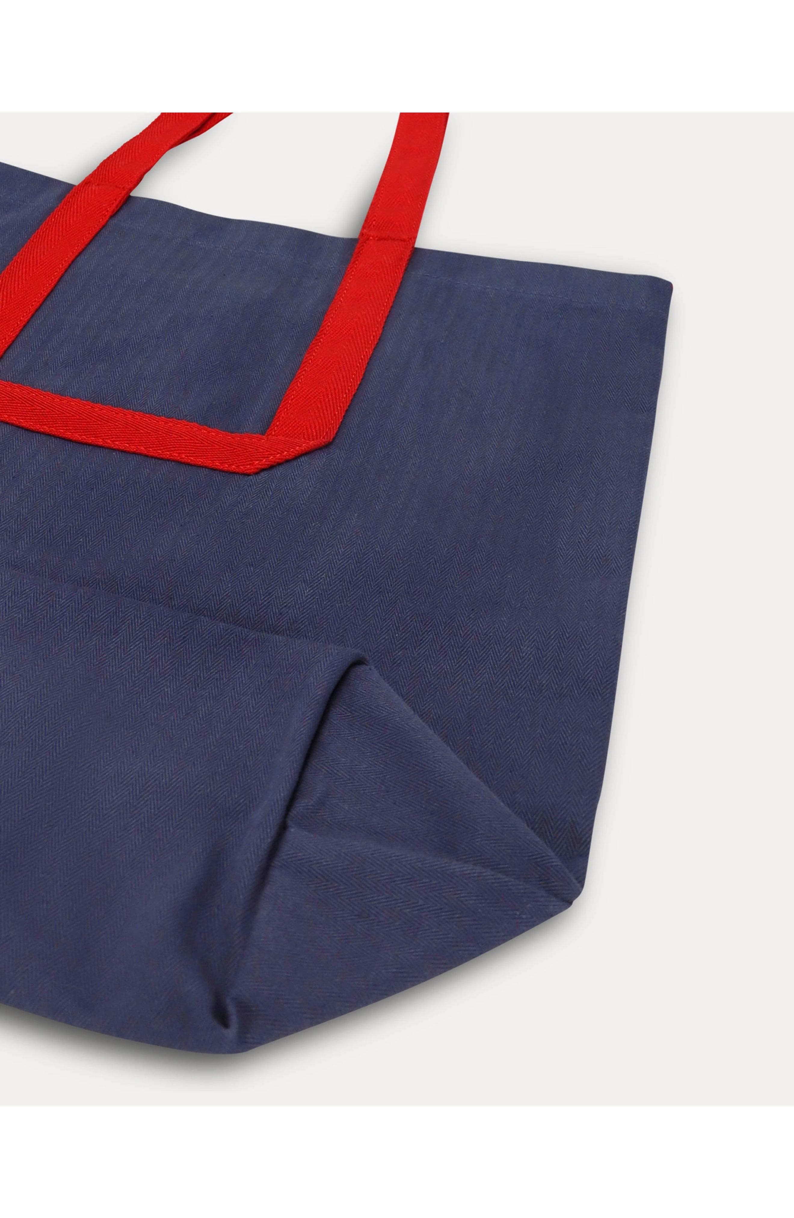 Medicalbag Herringbone Cotton Bag, Alternate, color, BLUE