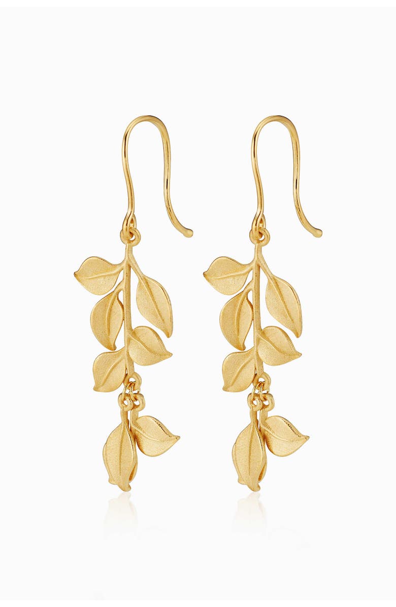 Oradina 14K Yellow Gold New Beginnings Drop Earrings, Main, color, Yellow Gold