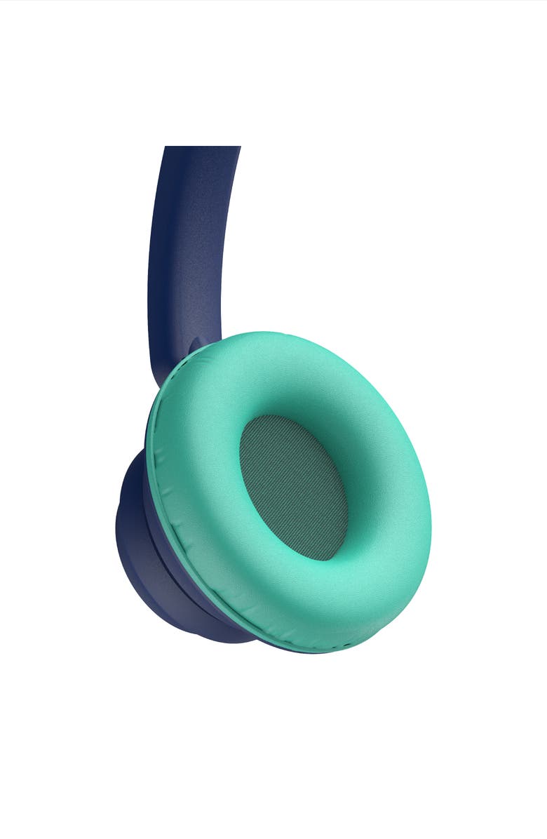 MEE audio KidJamz KJ45 3.5mm Safe Listening Headphones for Kids w/ Inline Microphone, Alternate, color, Blue