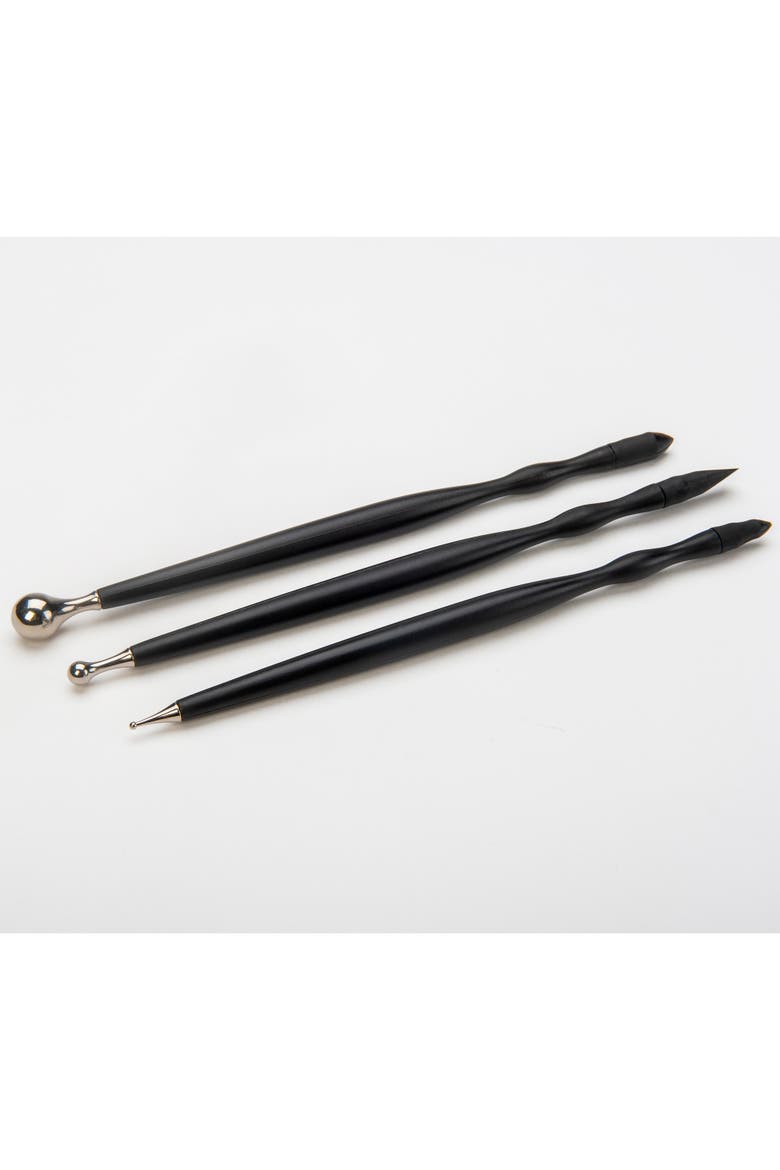 Dual End Detail Tools 3Pc Set Sculpting Tools, Alternate, color, Black