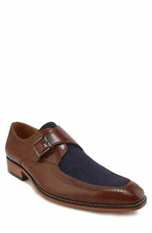 Gino Vitale Moc Toe Monk Strap Loafer