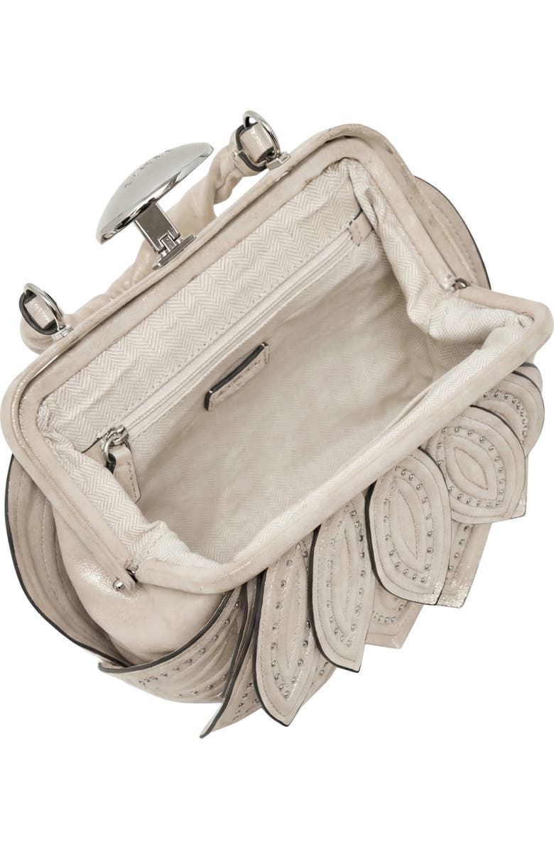 AIMEE Petal Top Handle Bag, Alternate, color, Metallic Sand